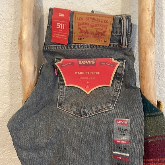 Levi's 511 Warp Stretch Increased Comfort Jeans - Picture 3 of 5